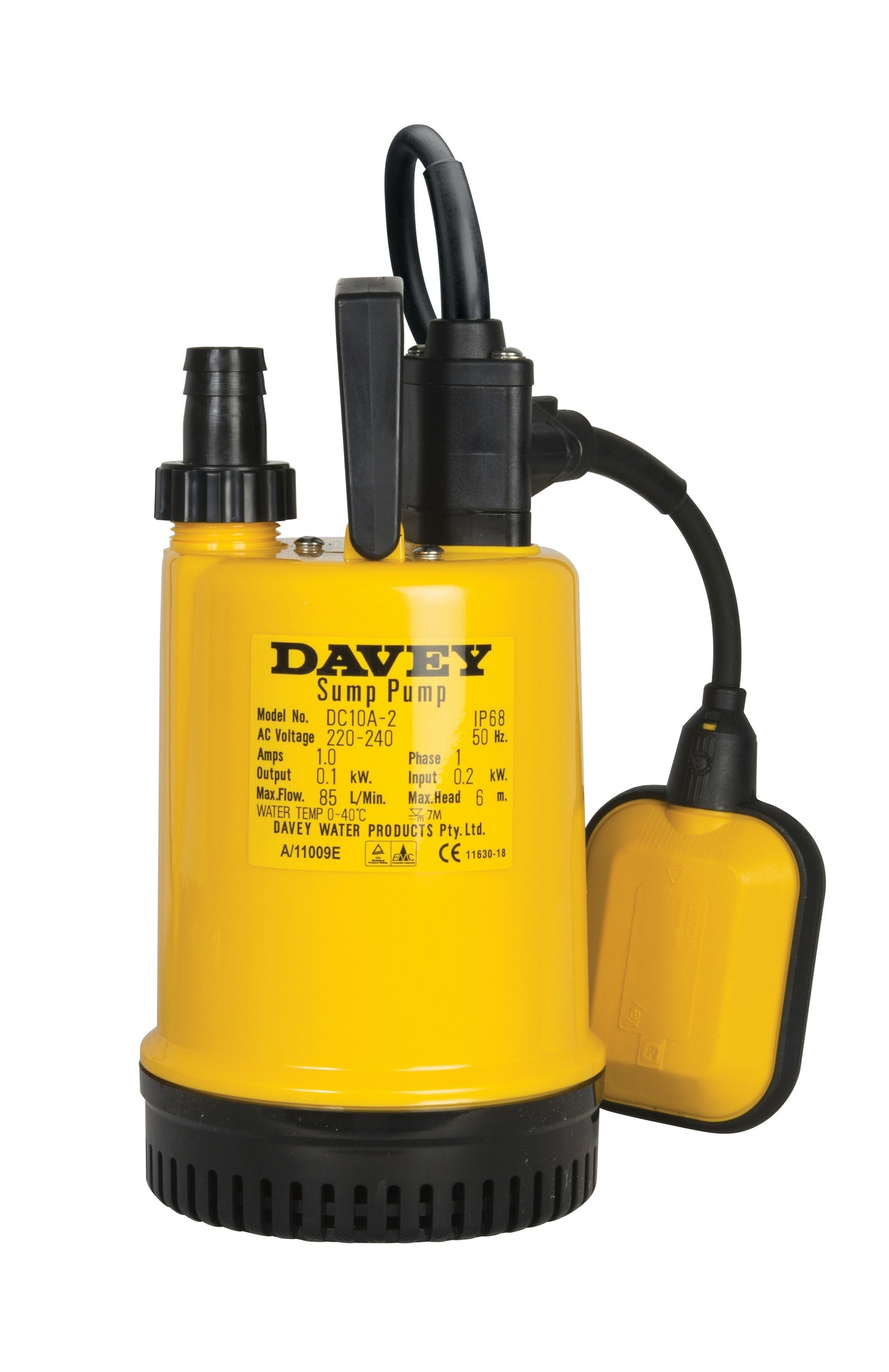 Davey DCS150 1.5 220/240 2" 3084