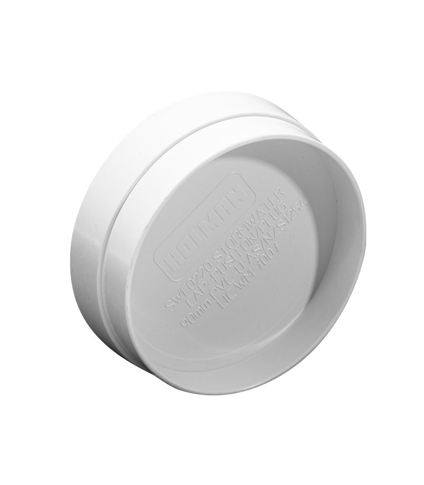 Storm PVC Cap Push On 90mm