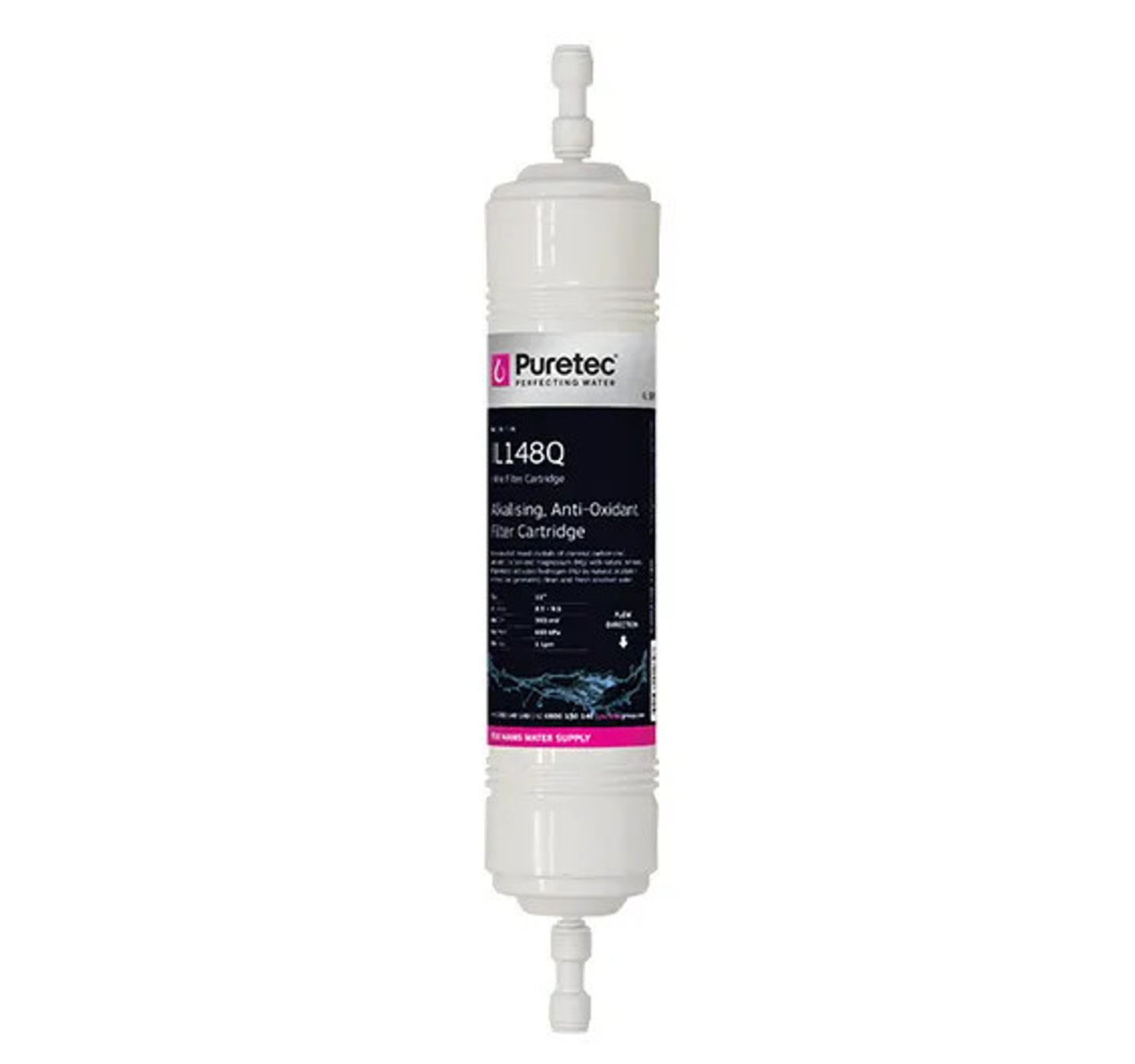 Inline Alkalising Cartridge, 10 inch, 1/4 QC tube